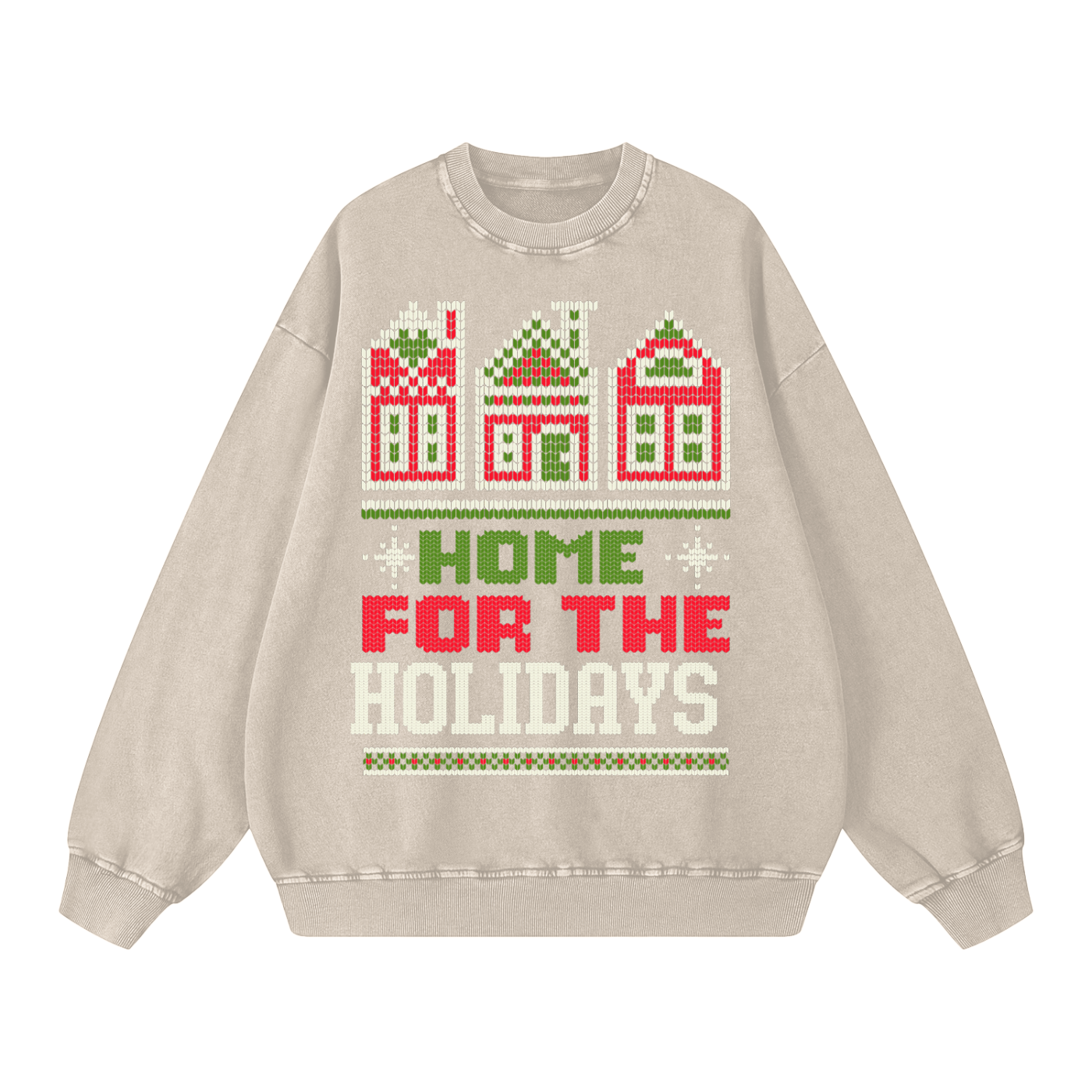 Snow Washed Oversized Sweatshirt