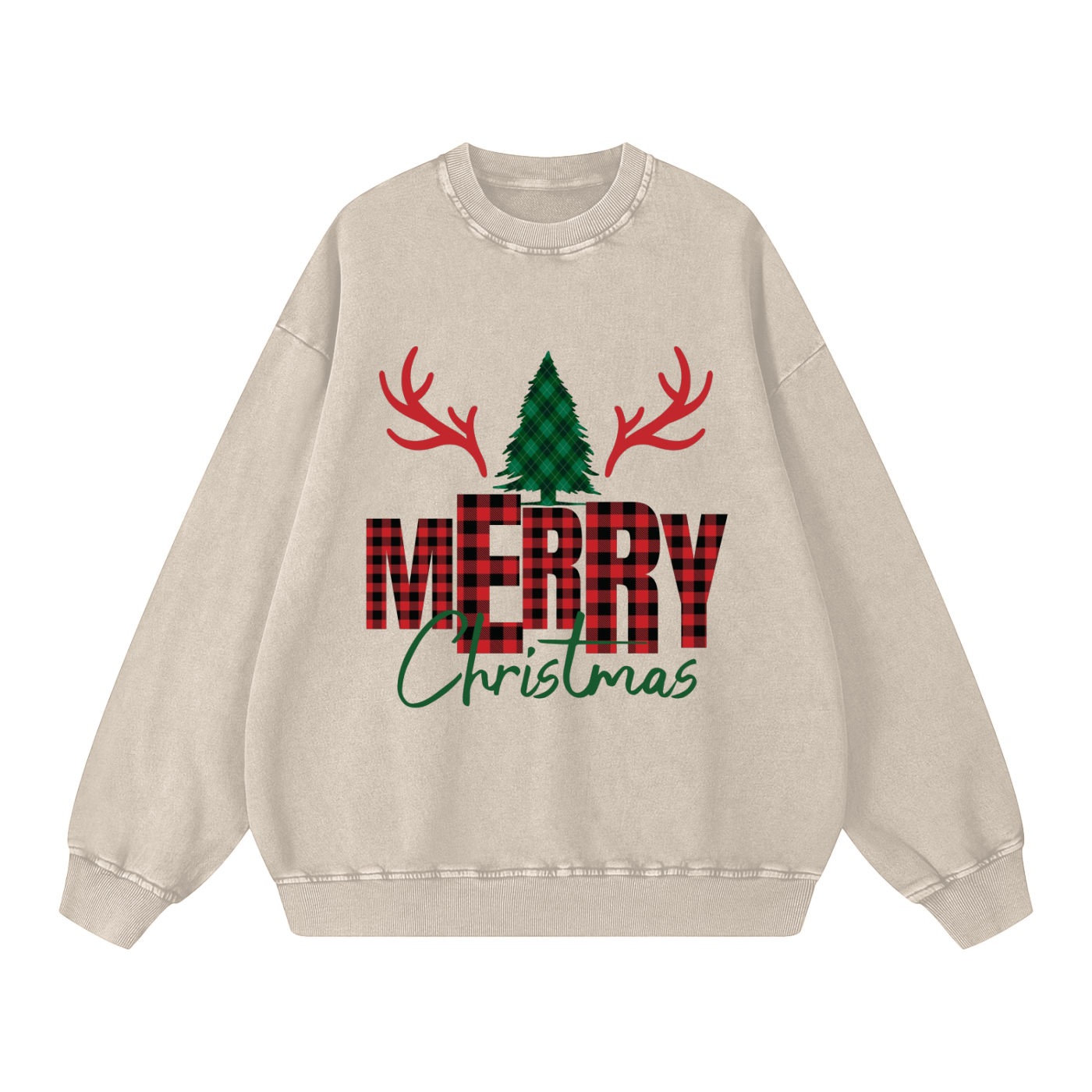 Snow Washed Oversized Sweatshirt