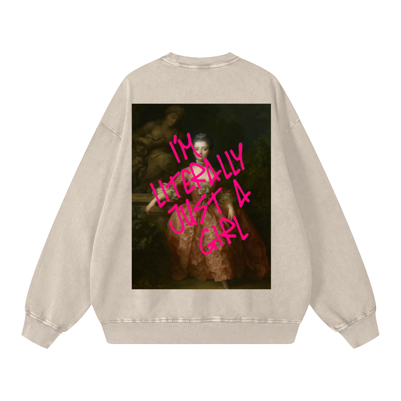 Snow Washed Oversized Sweatshirt