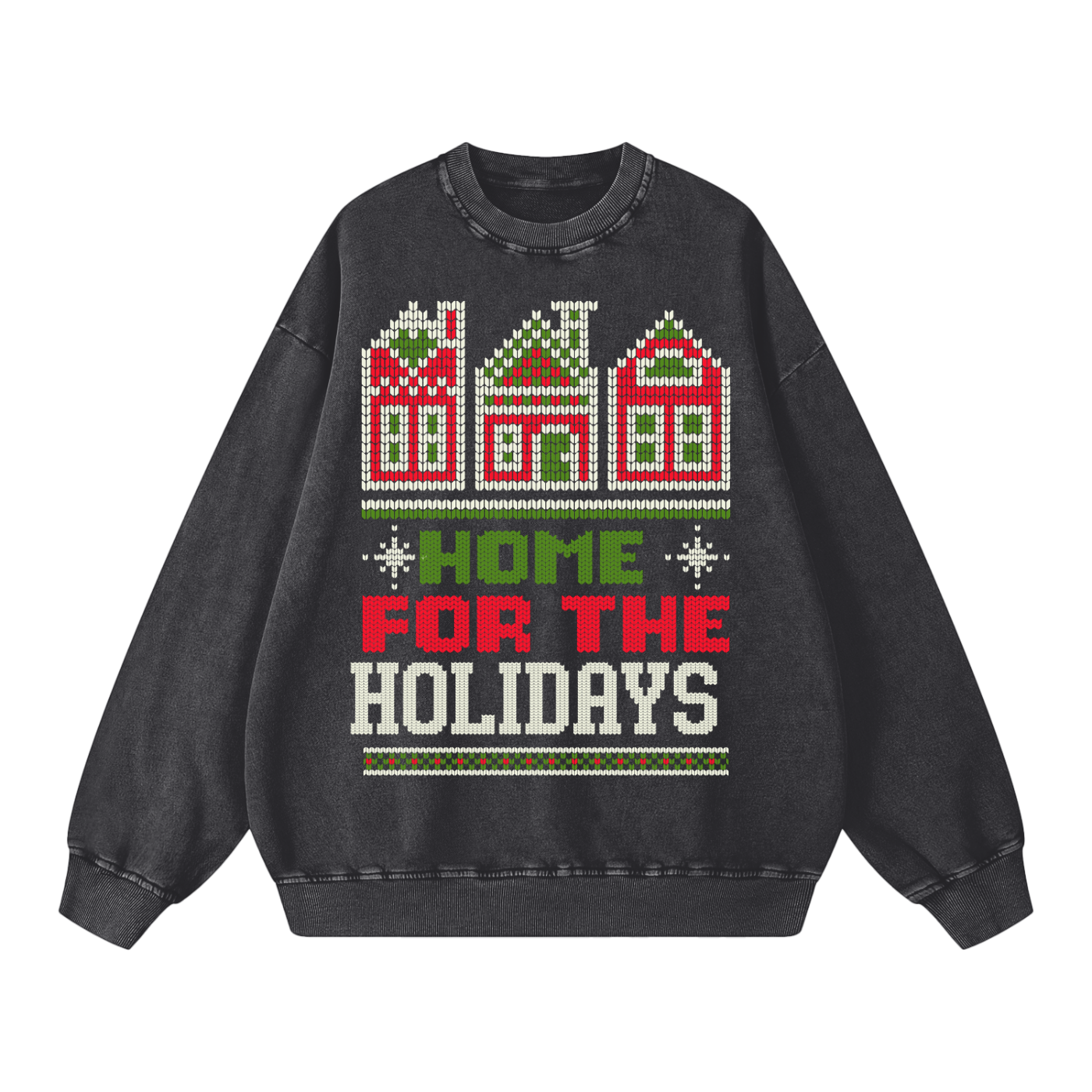 Snow Washed Oversized Sweatshirt