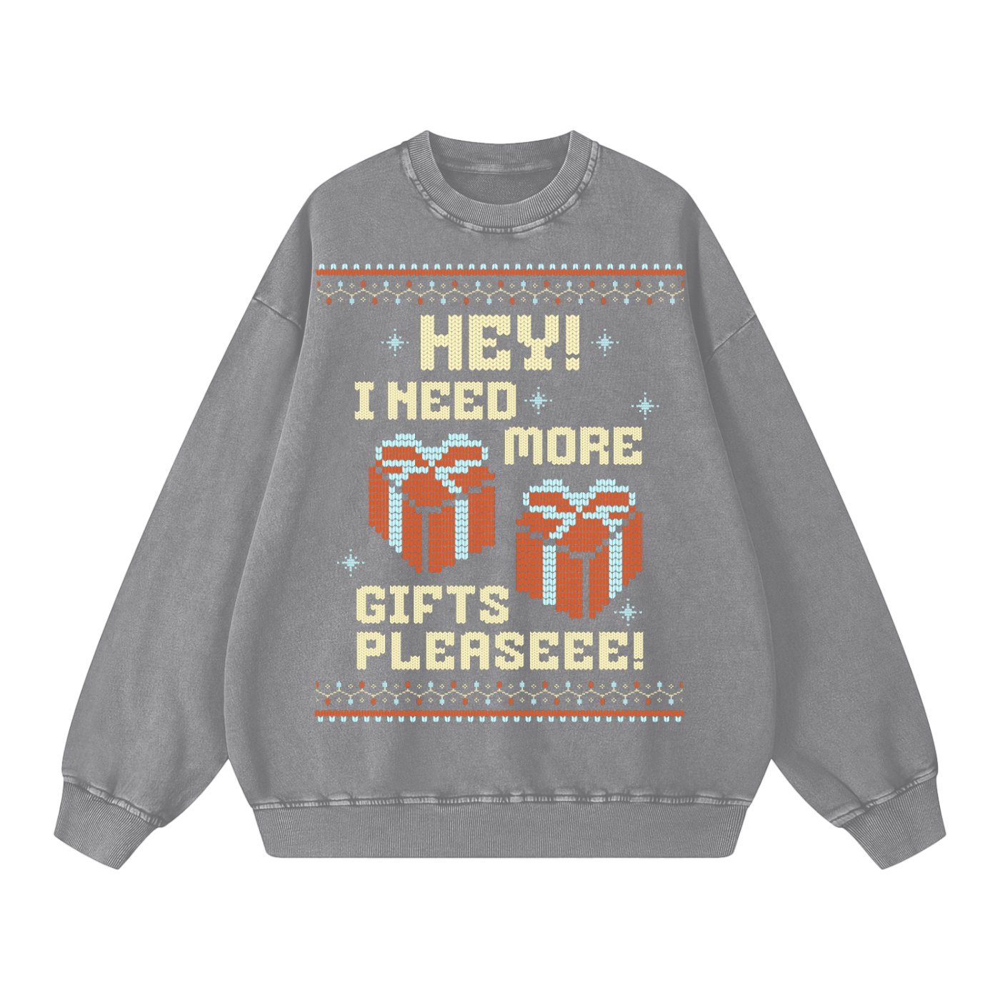 Snow Washed Oversized Sweatshirt