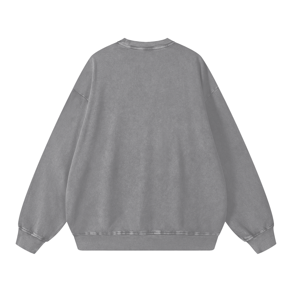 Snow Washed Oversized Sweatshirt