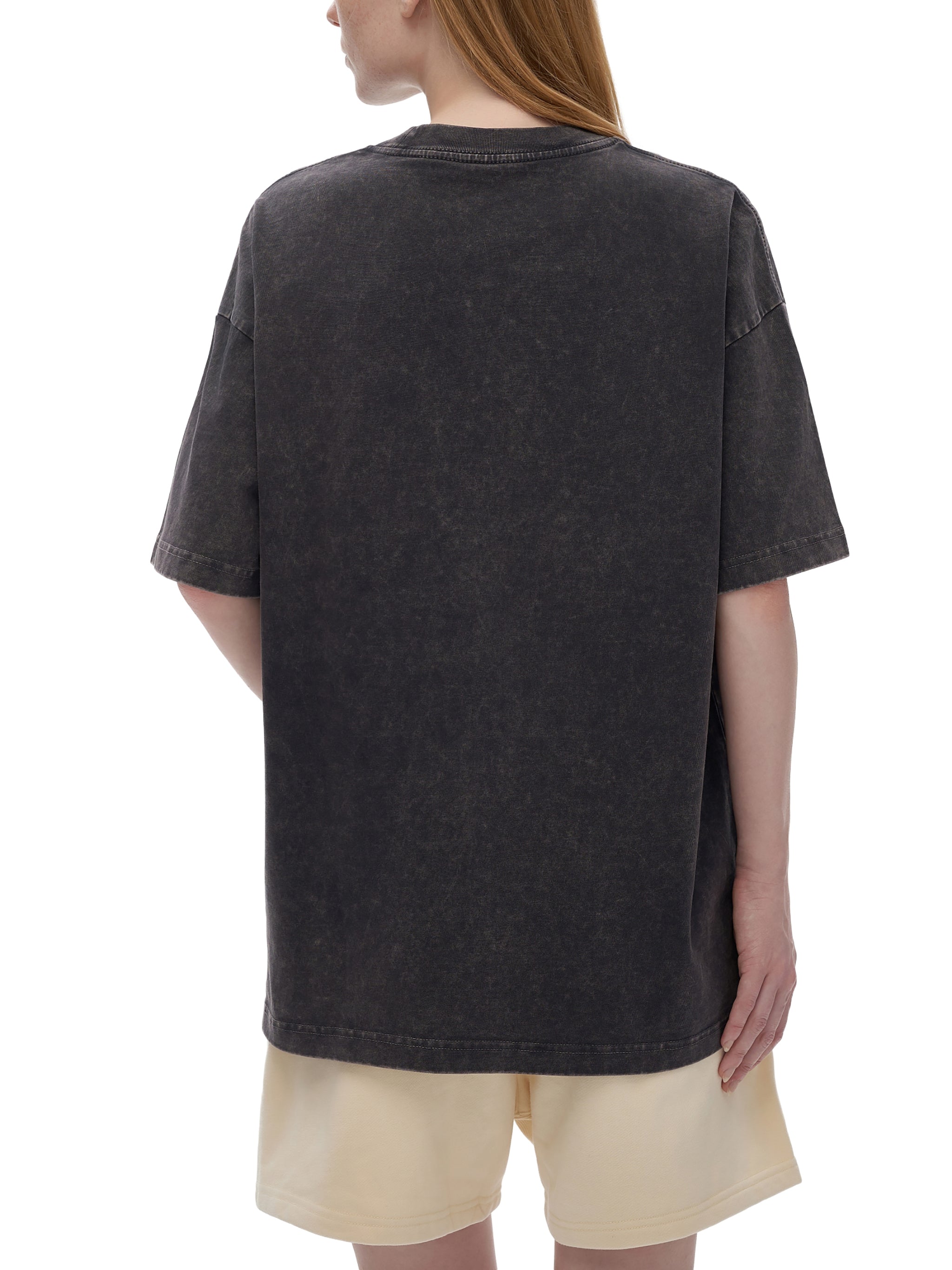 Snow Washed Heavyweight Oversize T-Shirt