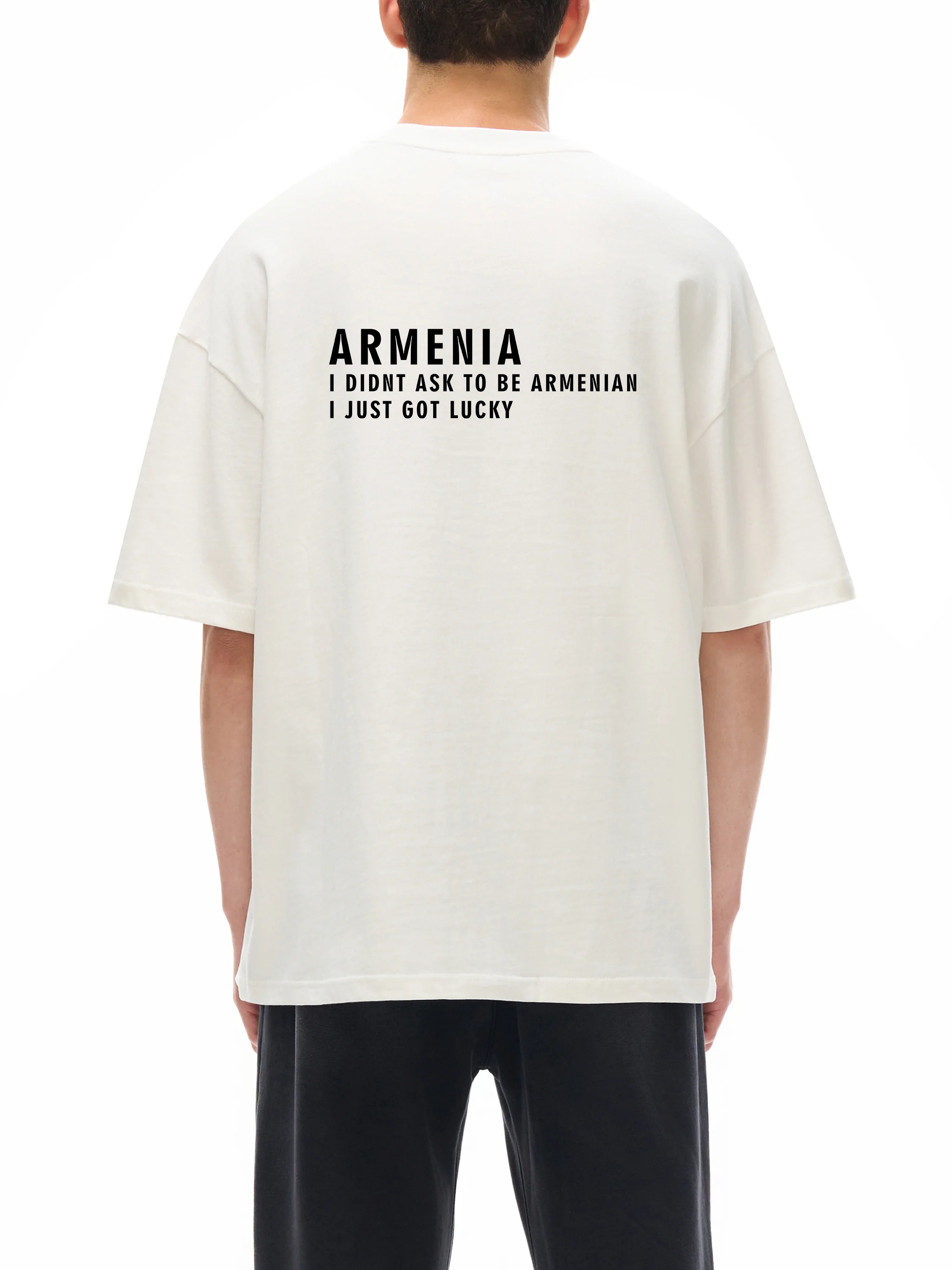 Lucky Armenian  Cotton T-Shirt