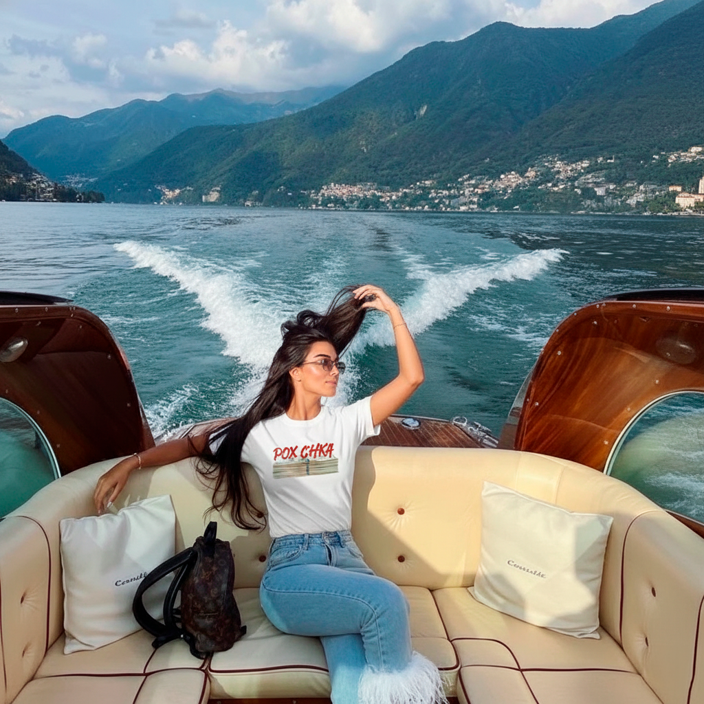 POH CHKA Armenian style  Cotton T-Shirt